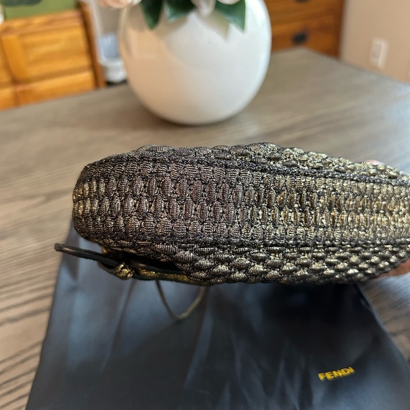 Fendi Bronze Water Snake Mini B Bag - Picture 6 of 11